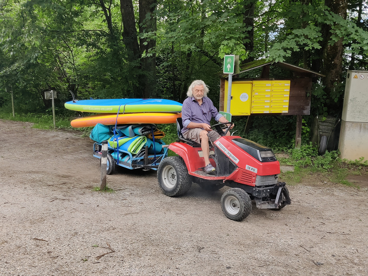 Naturfreunde-paddeltransport