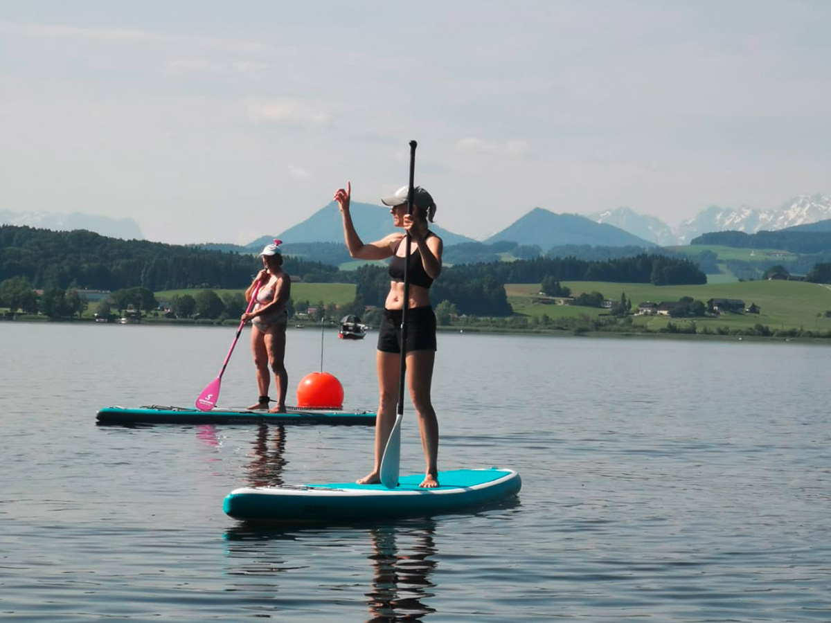 Naturfreunde-Stand-Up-Paddeln